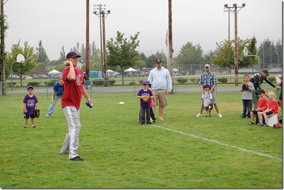 Reece First Baseball Game 001