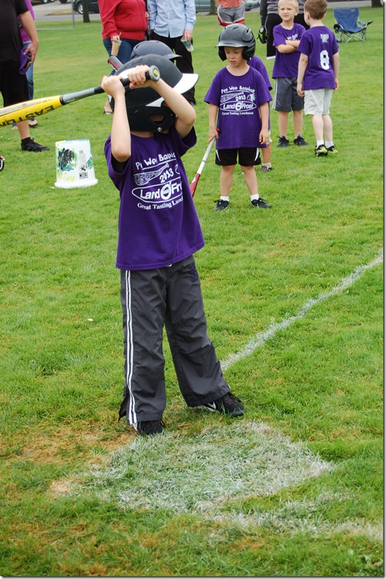Reece First Baseball Game 012